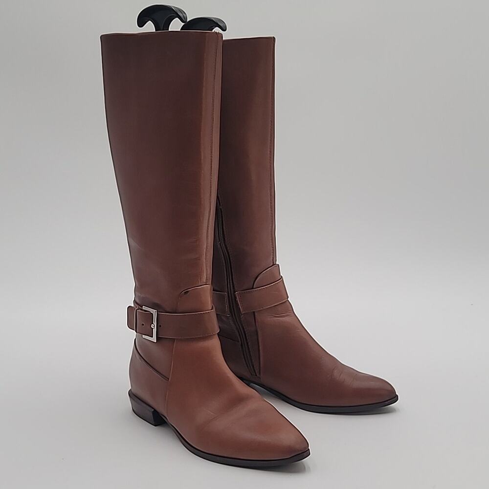 NINE WEST sz5.5 Diablo leather knee high boot